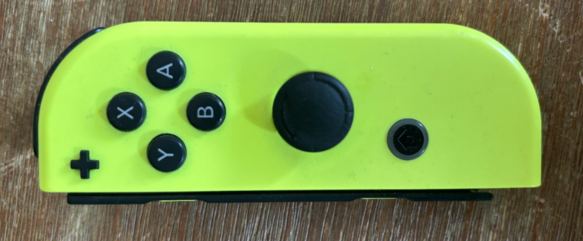 Joycon rechts, neon gelb